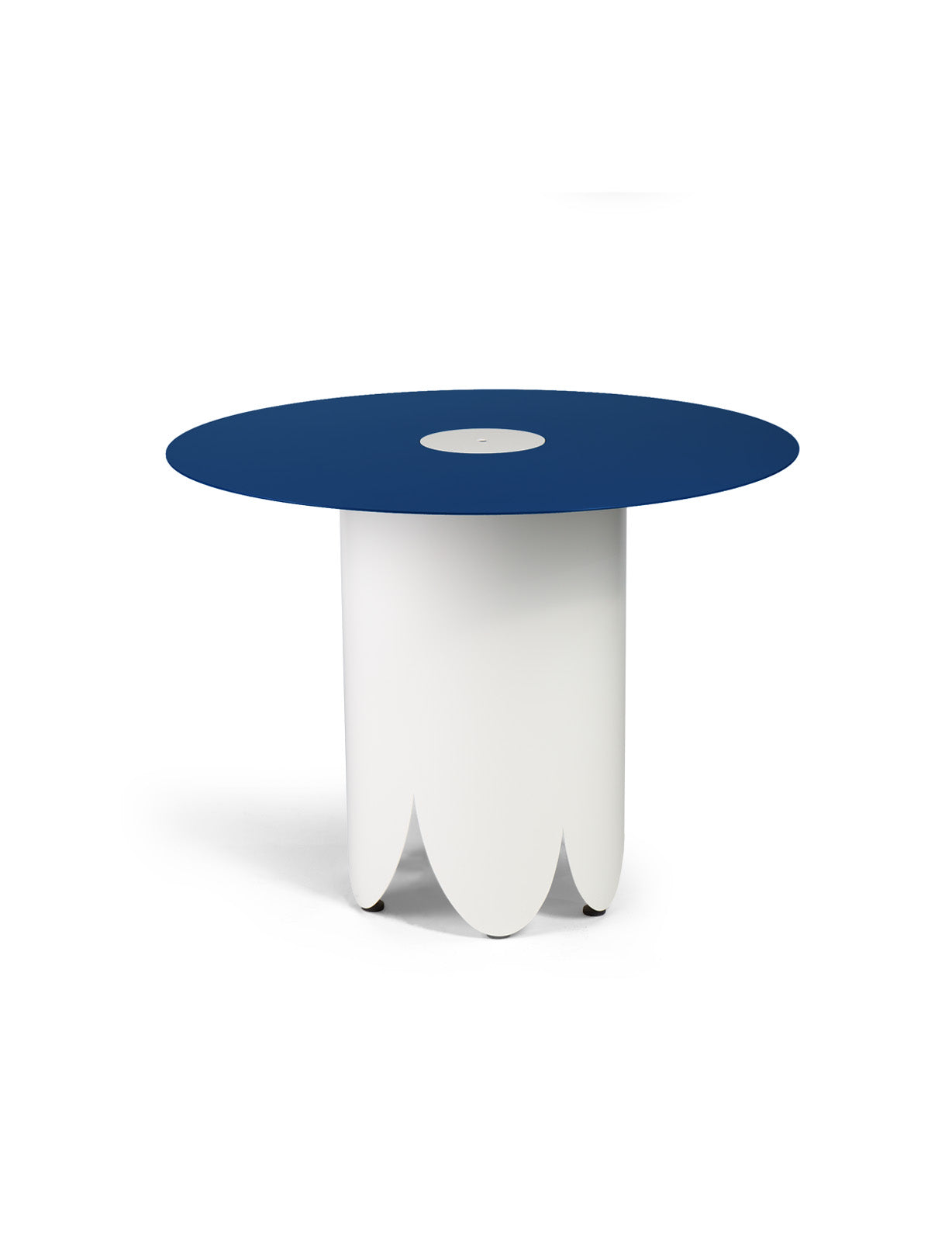 Mesa Forat Ovaliso Azul+Blanca