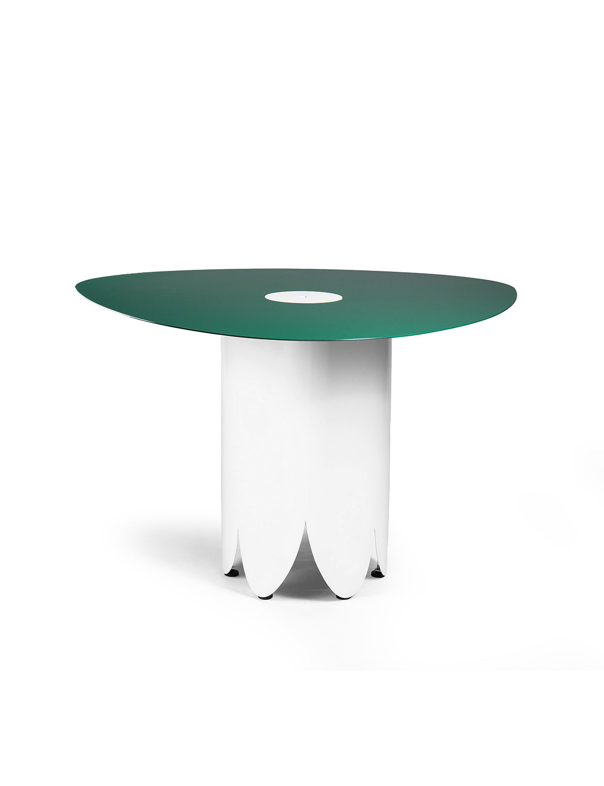 Mesa Forat Ovalisa Verde+Blanca - Featured Image