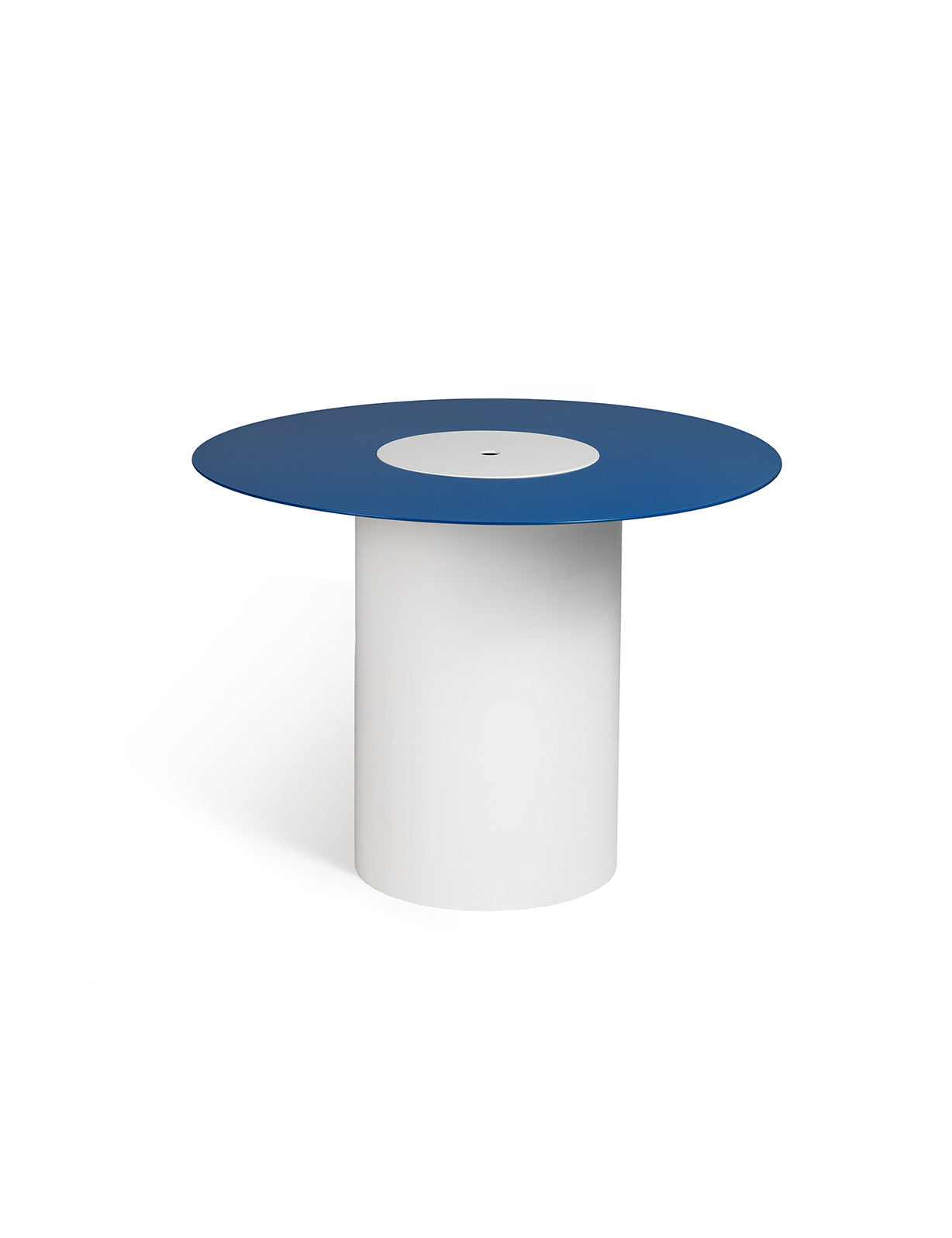 Mesa Forat Bicolor Azul + Blanca