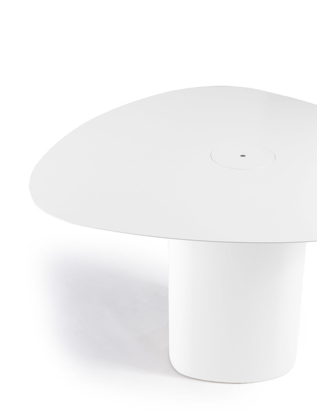 Mesa Forat Oval XL Blanca