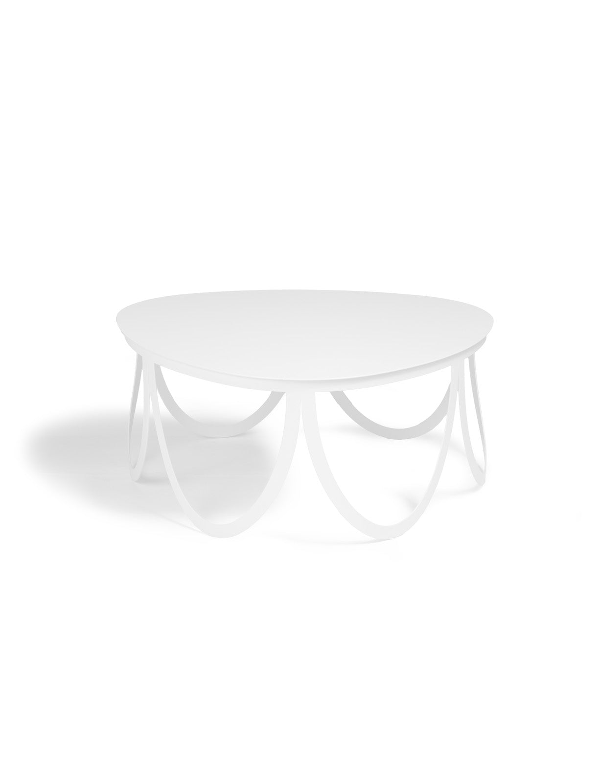 Mesita Ovalisa Light Blanca