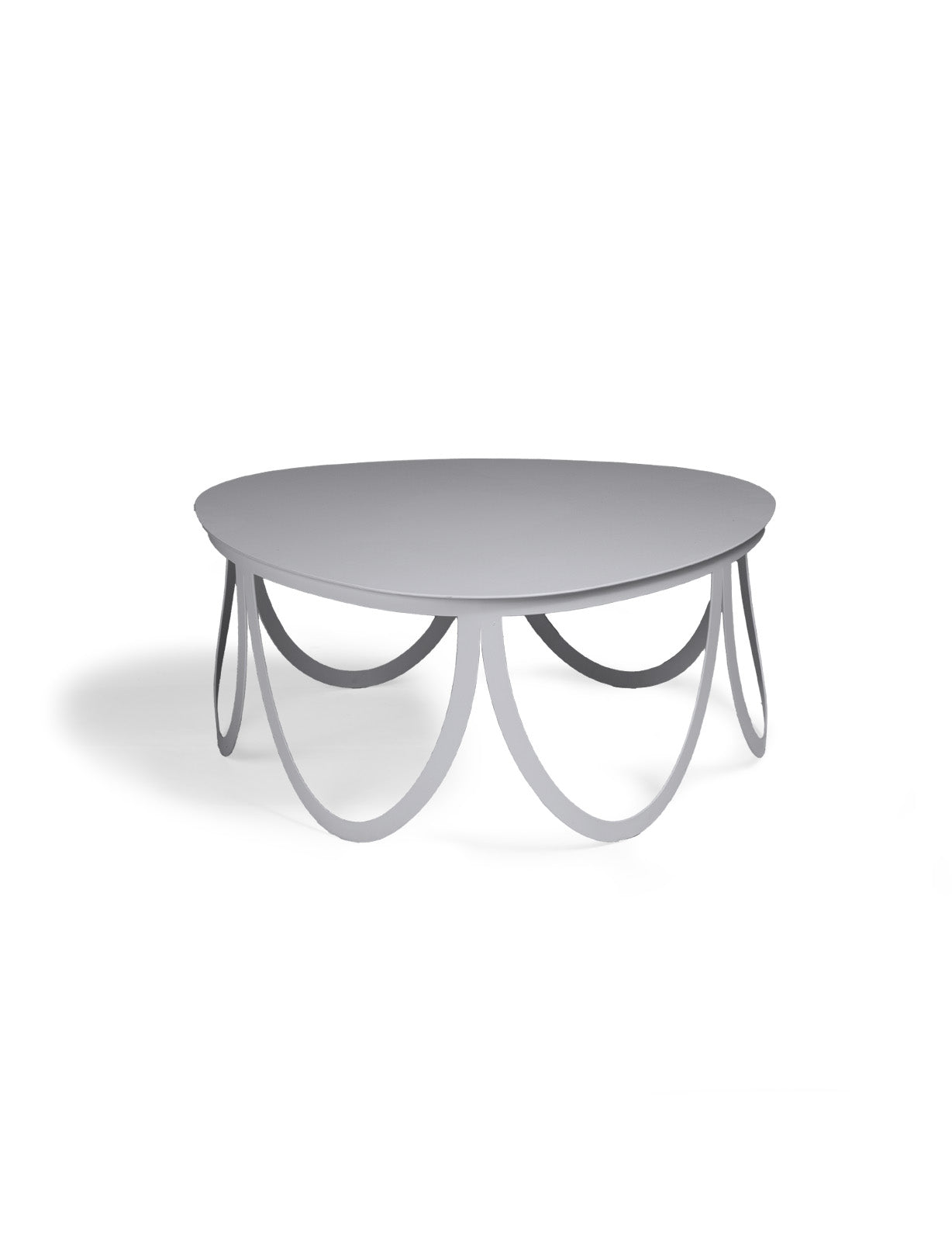 Mesita Ovalisa Light Gris