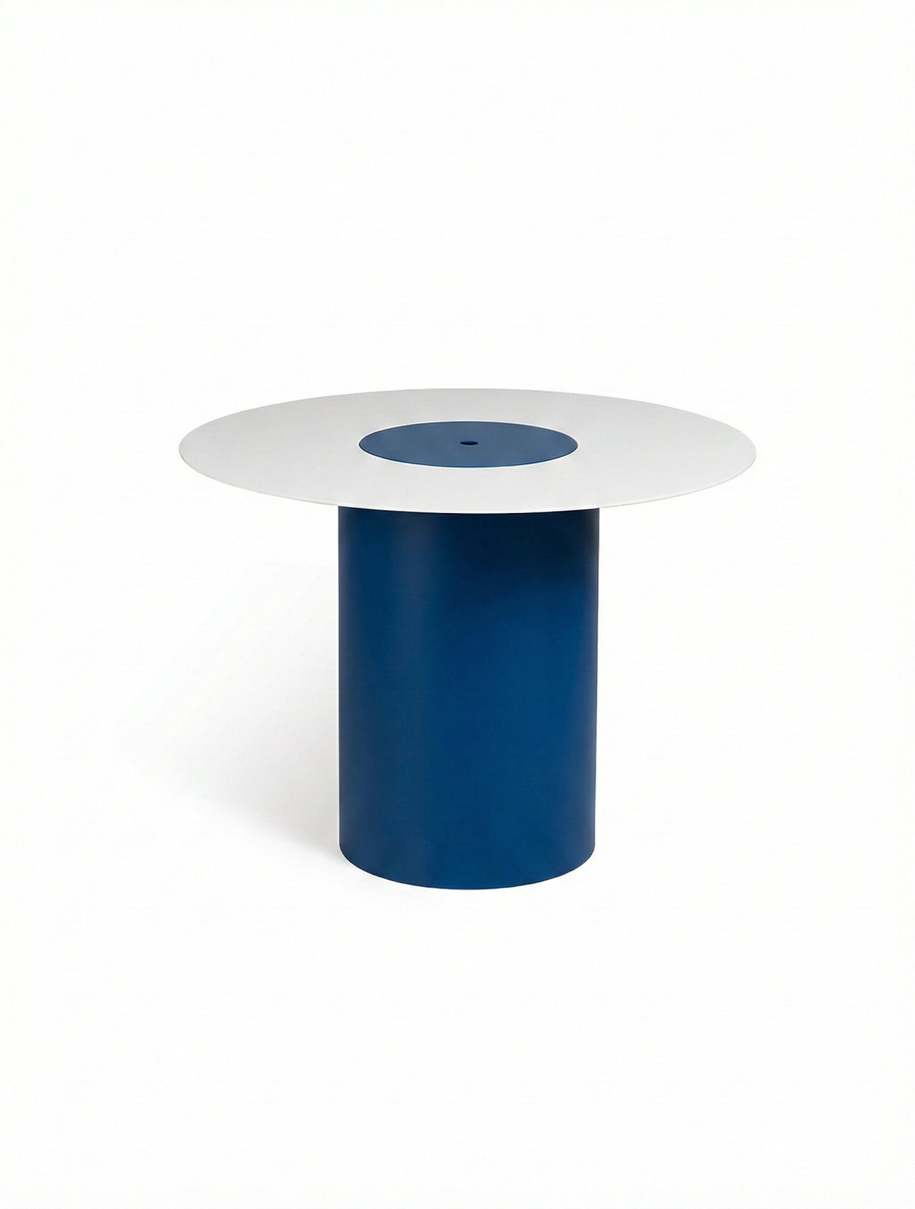 Mesa Forat Azul Ultramar y Blanco Suave