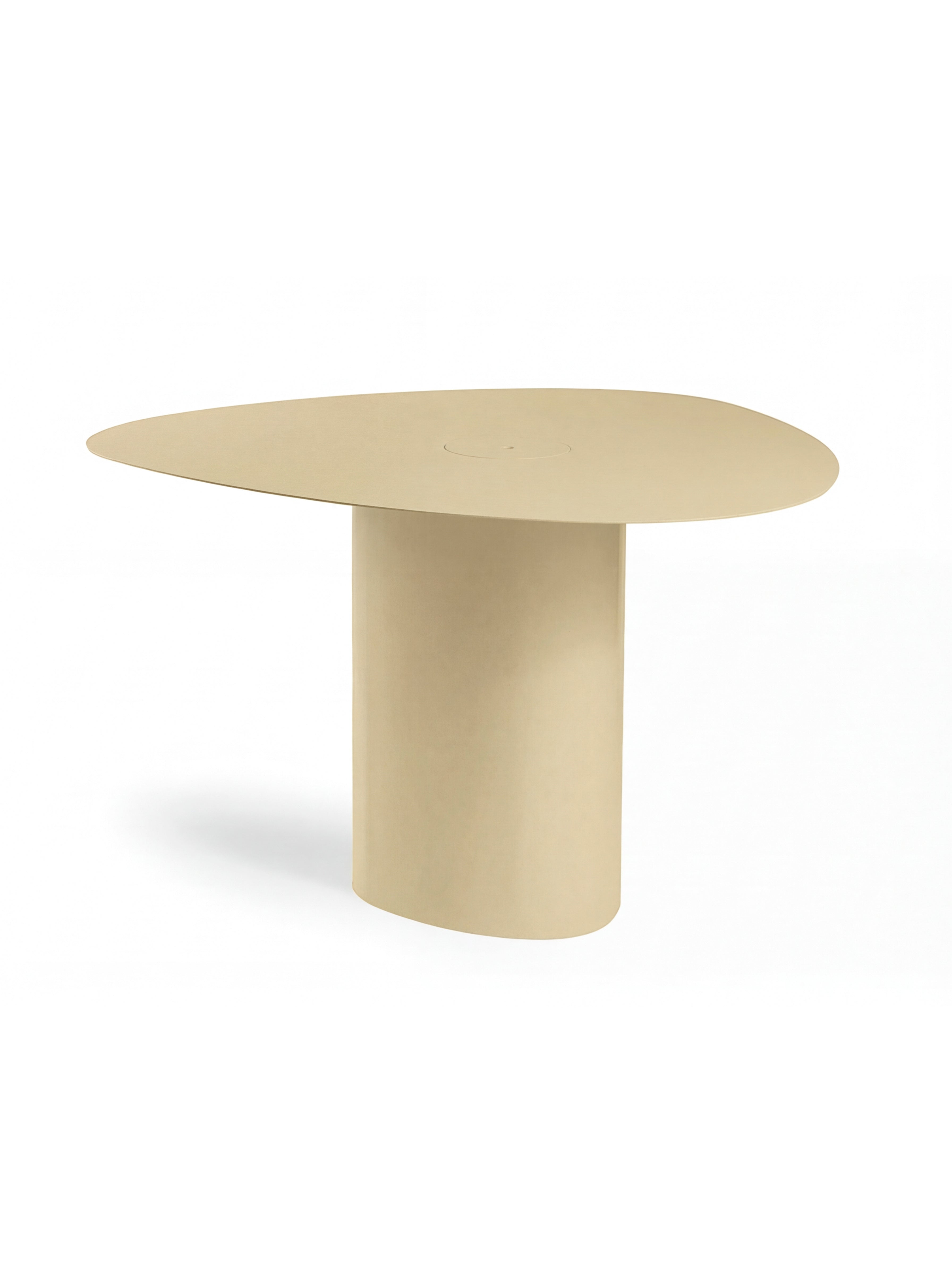 Mesa Forat Oval Marfil Intenso