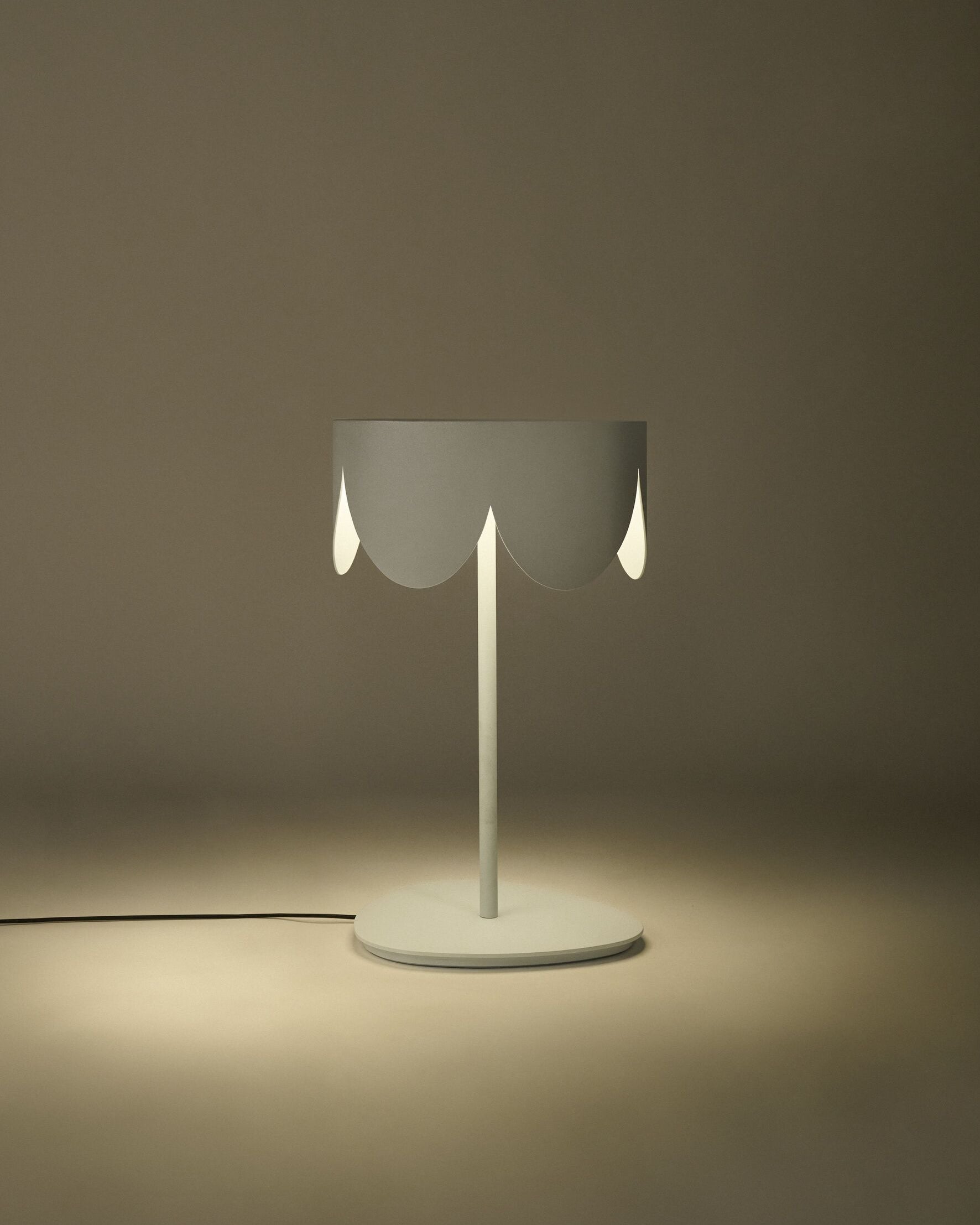 Lampara Ovalisa Blanca