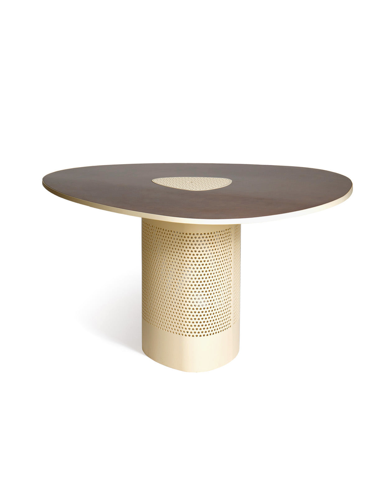 Mesa Forats Oval XL Madera Nogal