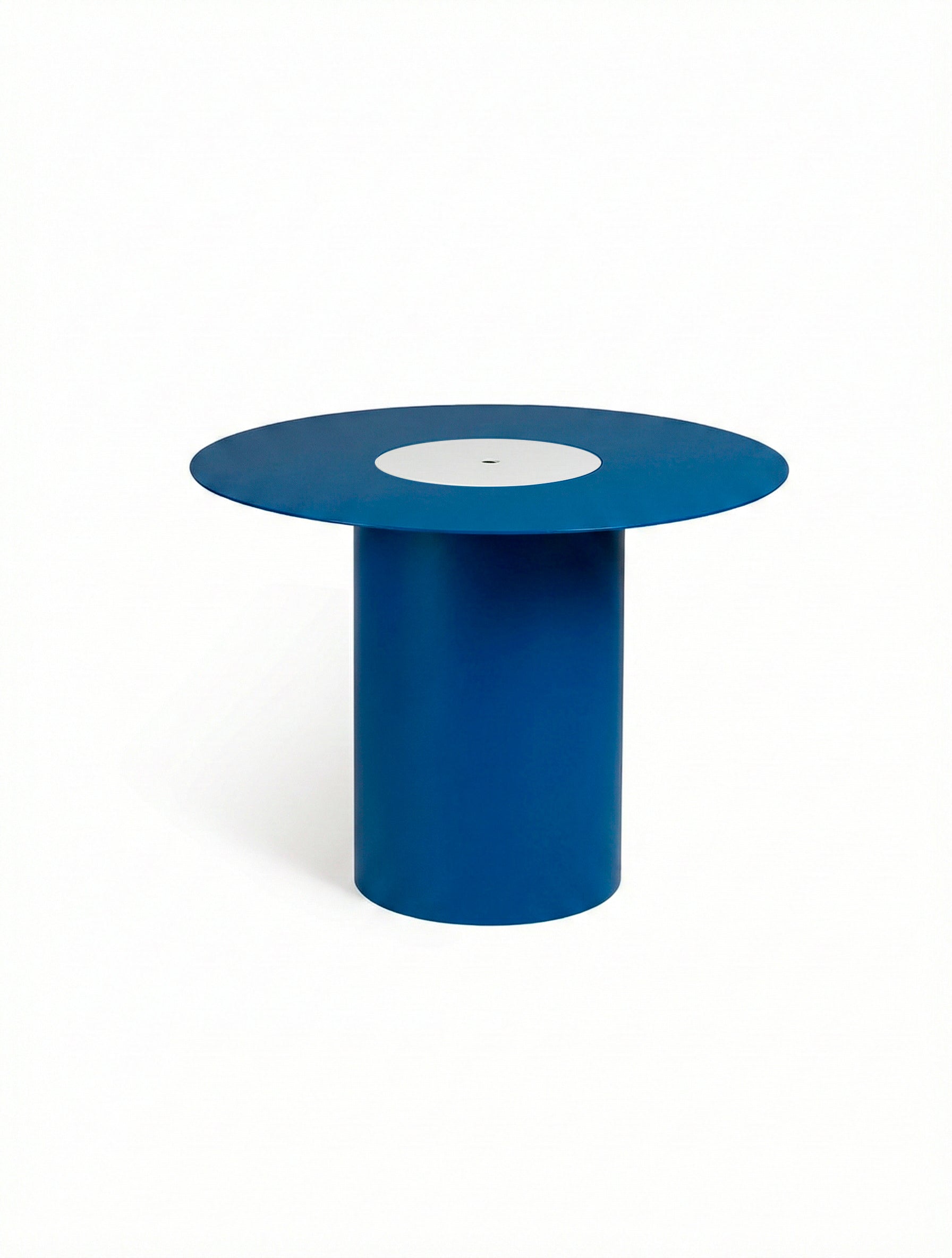 Mesa Forat Azul Ultramar y Blanco Suave