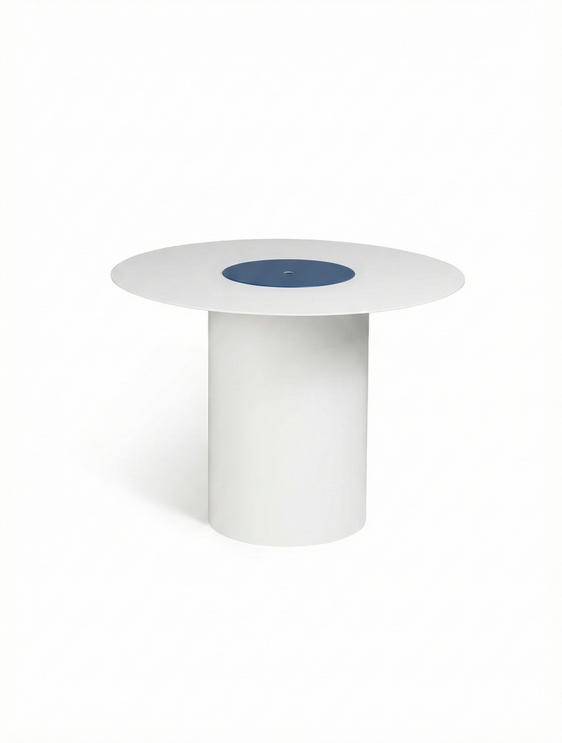 Mesa Forat Blanco Suave y Azul Ultramar